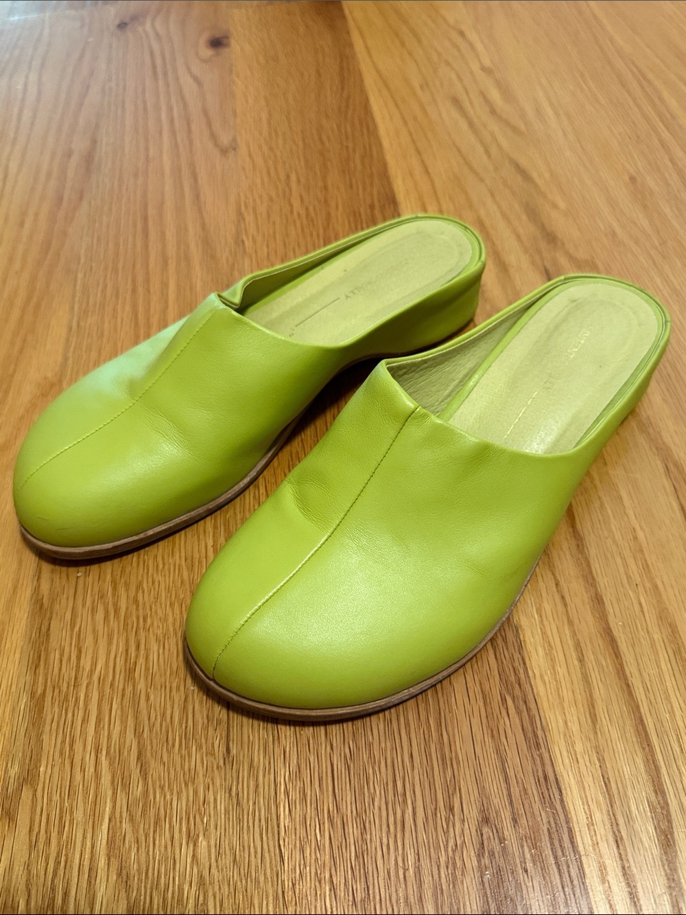 Intentionally Blank Shift Leather Bubble Clog